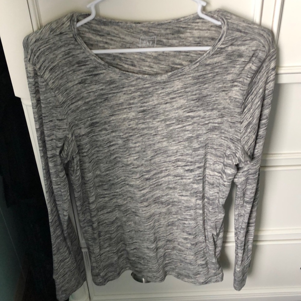 Mixed color long sleeve tee